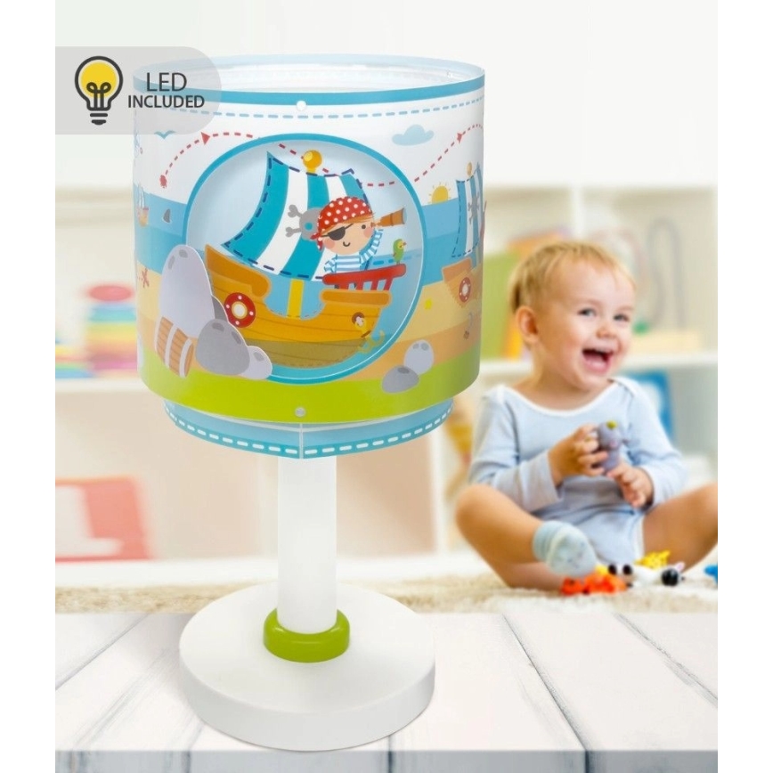 Dalber 60651N - LED børnelampe PIRATE ISLAND 1xG4/4W/230V multifarvet