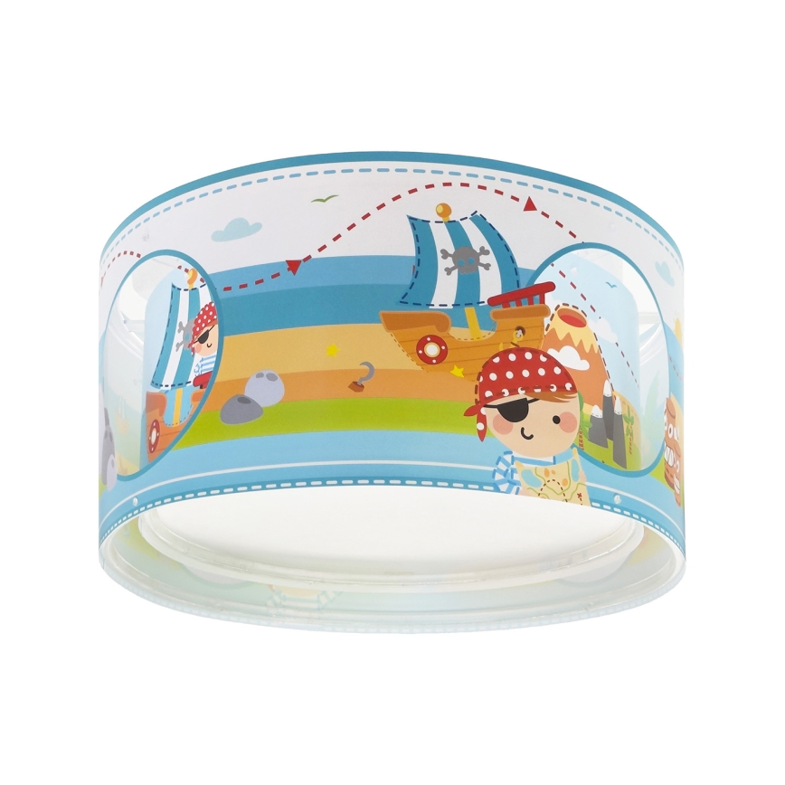 Dalber 60656 - Loftlampe til børn PIRAT ISLAND 2xE27/15W/230V