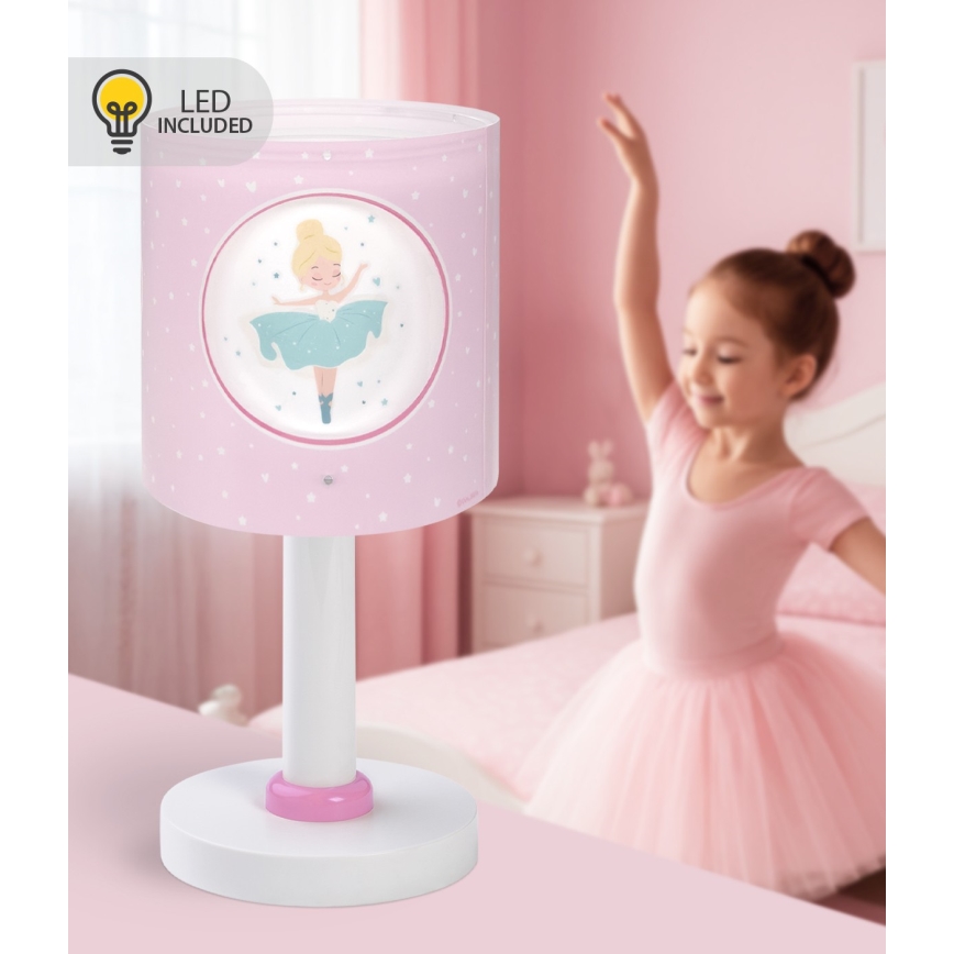 Dalber 60911 - LED Børnelampe PRINCESS DANCE 1xG4/4W/230V lyserød