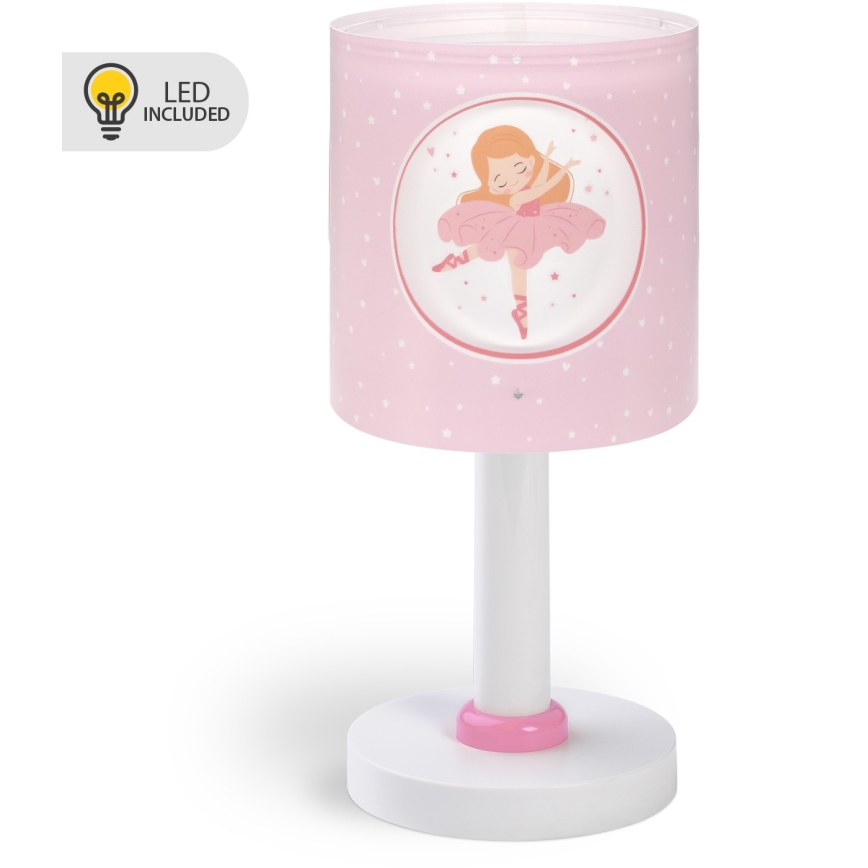 Dalber 60911 - LED Børnelampe PRINCESS DANCE 1xG4/4W/230V lyserød