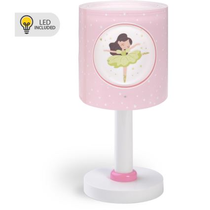 Dalber 60911 - LED Børnelampe PRINCESS DANCE 1xG4/4W/230V lyserød