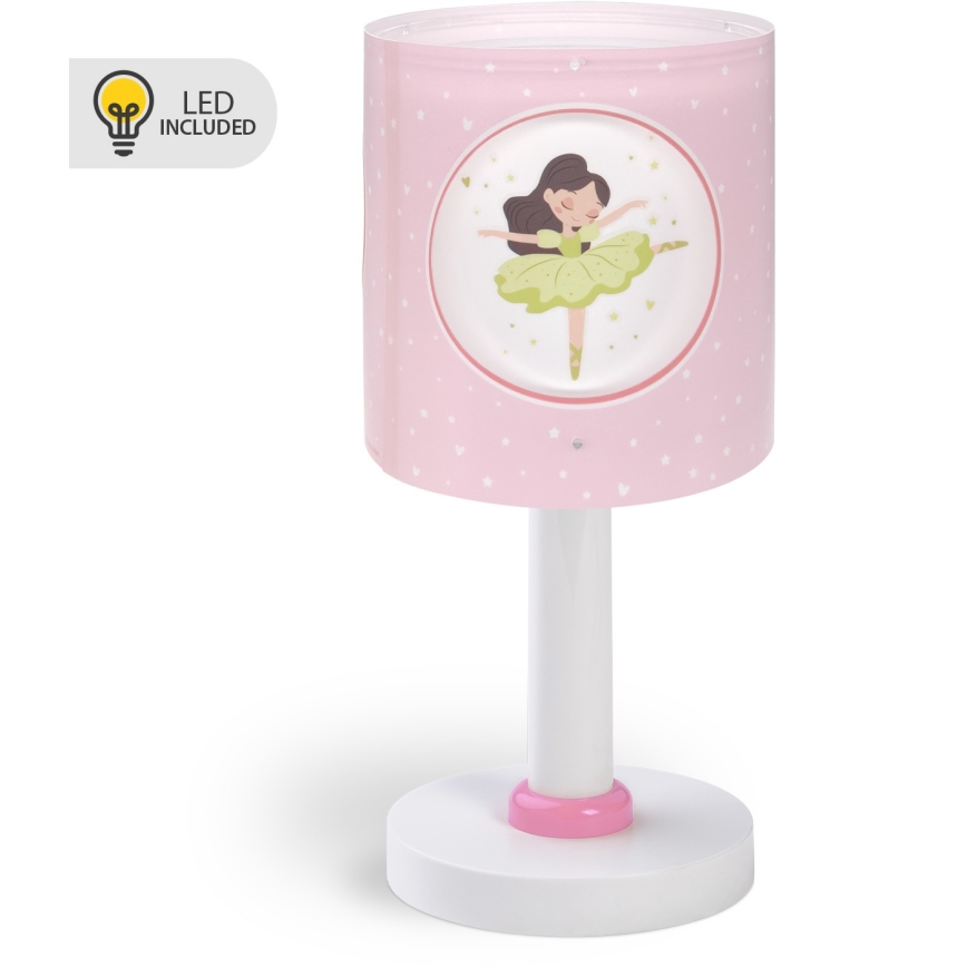 Dalber 60911 - LED Børnelampe PRINCESS DANCE 1xG4/4W/230V lyserød