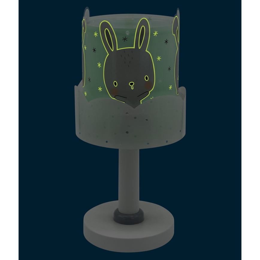 Dalber 61151H - Børnelampe BUNNY 1xE14/40W/230V grøn