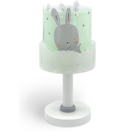 Dalber 61151H - Børnelampe BUNNY 1xE14/40W/230V grøn