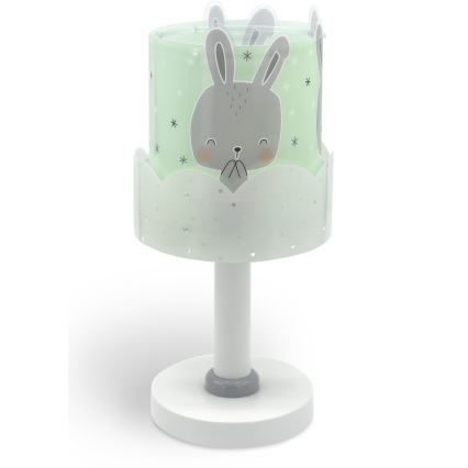 Dalber 61151H - Børnelampe BUNNY 1xE14/40W/230V grøn