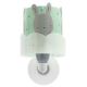 Dalber 61159H - Væglampe til børn BUNNY 1xE27/60W/230V grøn