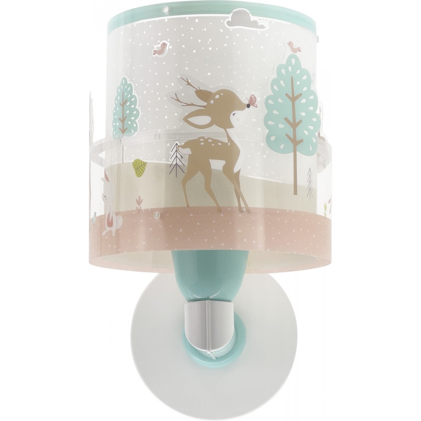 Dalber 61279 - Væglampe til børn LOVING DEER 1xE27/60W/230V