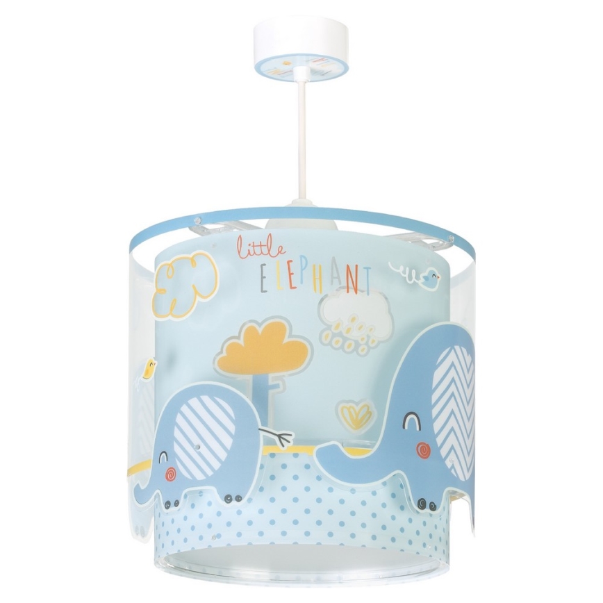 Dalber 61332T - Pendel til børn LITTLE ELEFANT 1xE27/60W/230V
