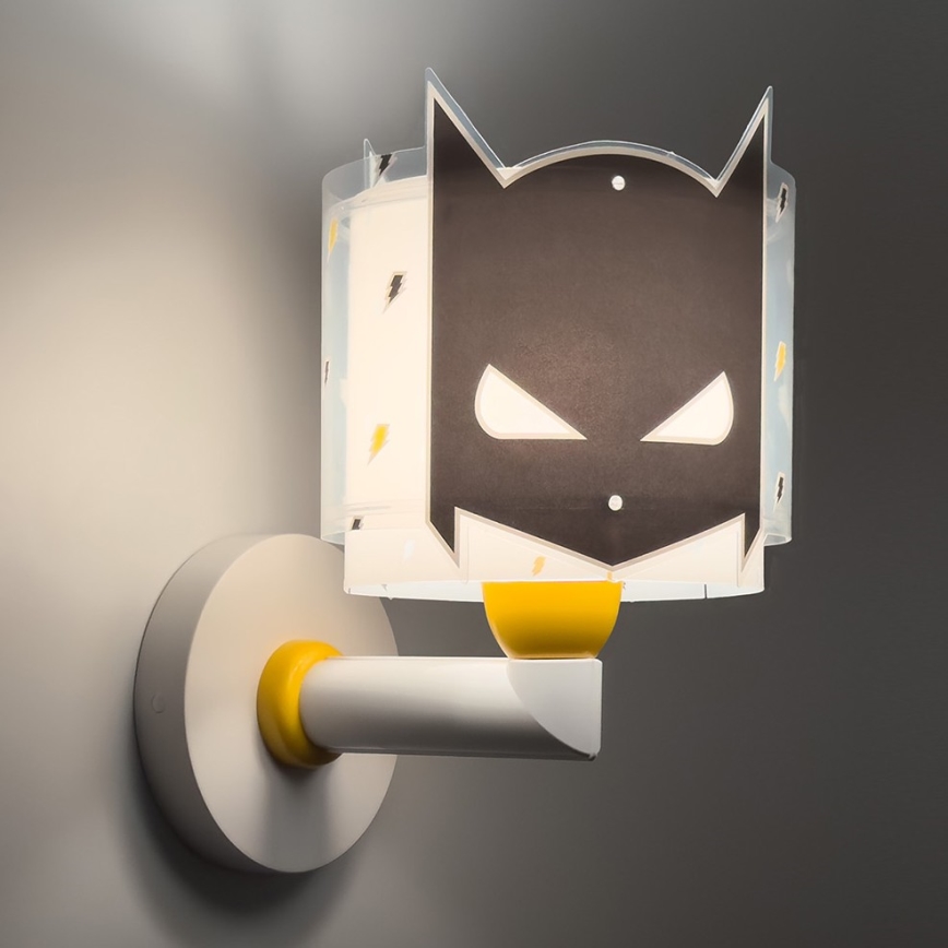 Dalber 61809 - Væglampe til børn DARK HERO 1xE27/15W/230V