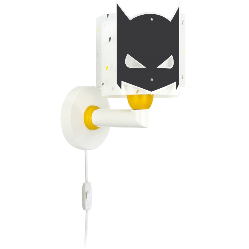 Dalber 61809 - Væglampe til børn DARK HERO 1xE27/15W/230V