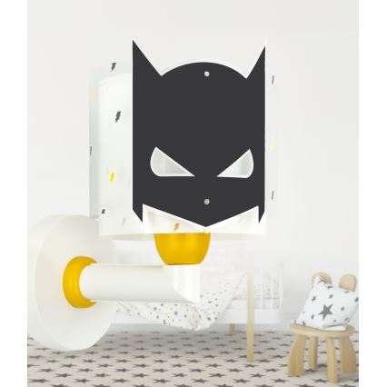 Dalber 61809 - Væglampe til børn DARK HERO 1xE27/15W/230V