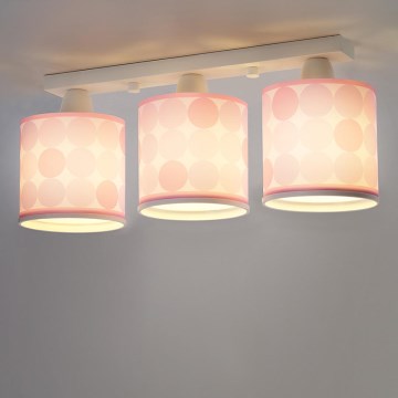 Dalber 62003S - Loftslampe for børn COLORS 3xE27/60W/230V