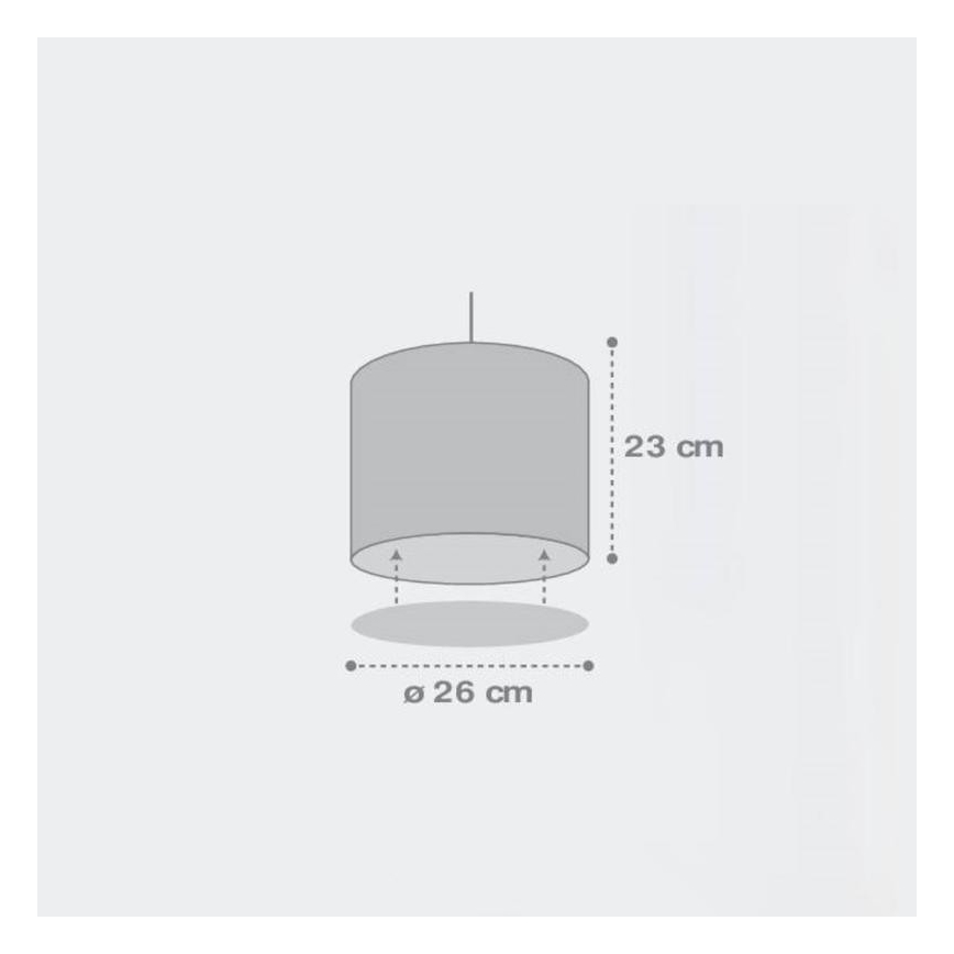 Dalber 62012S - Pendel til børn SWEET DREAMS 1xE27/60W/230V