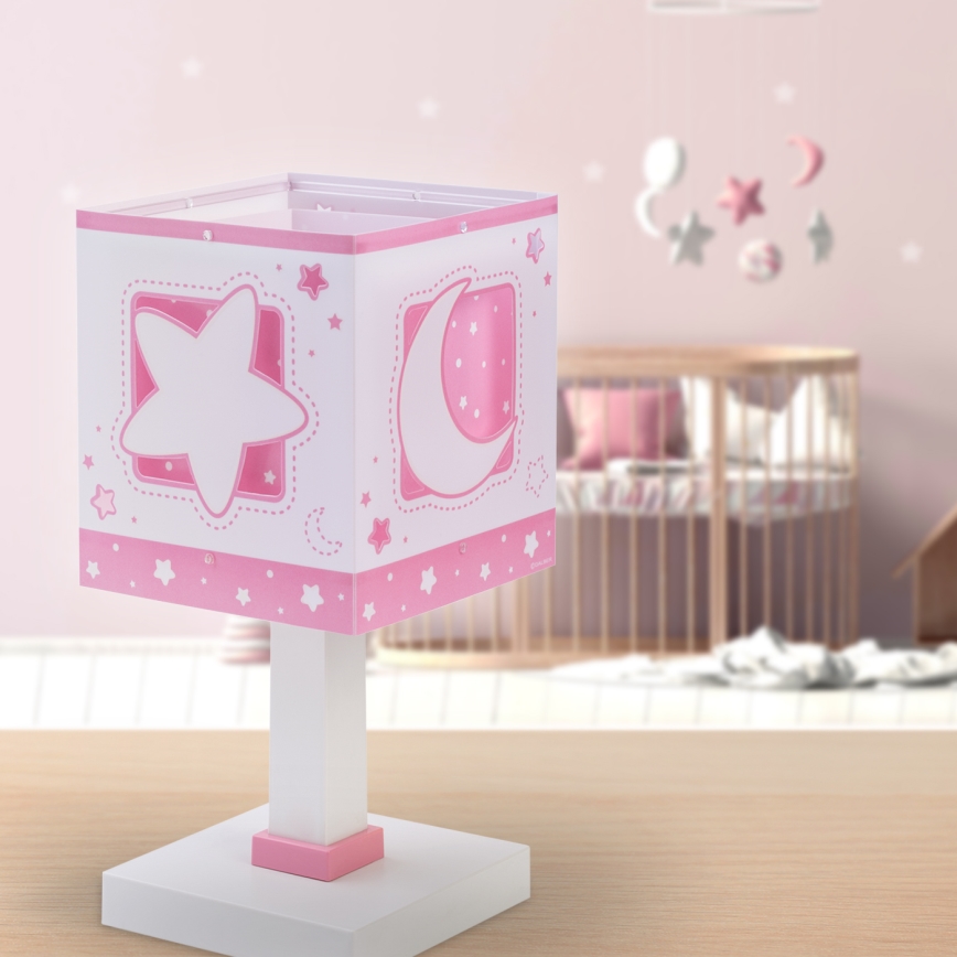 Dalber 63231NS - LED børnelampe MOONLIGHT 1xG4/4W/230V lyserød