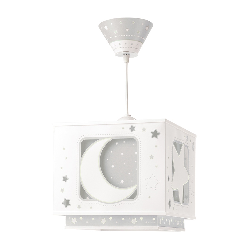Dalber 63232E - Loftlampe til børn MOON LIGHT 1xE27/60W/230V