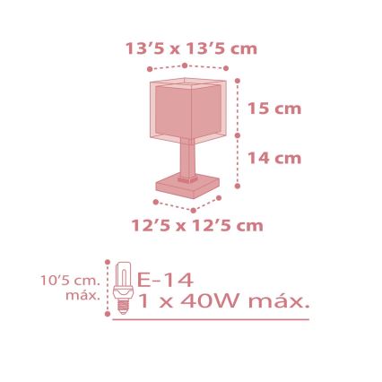 Dalber 63261S - Lampe for børn KOALA 1xE14/40W/230V