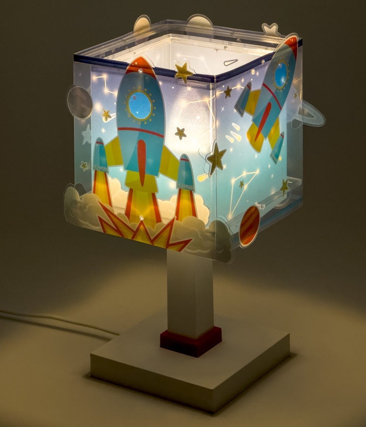 Dalber 63351N - LED-børnelampe ROCKET 1xG4/4W/230V flerfarvet