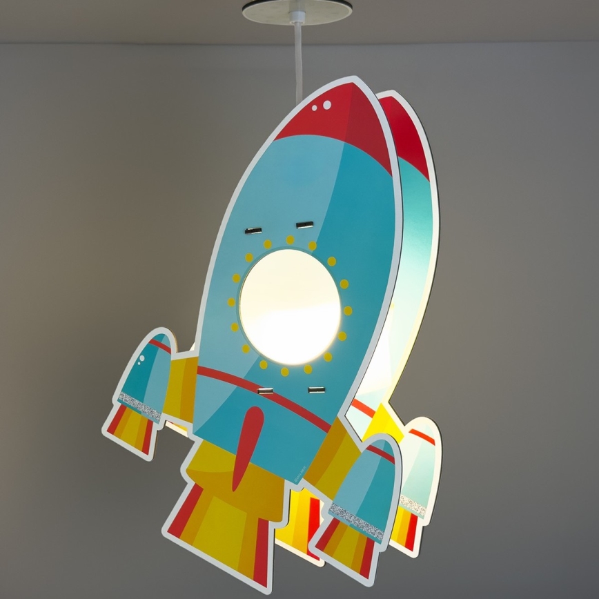 Dalber 63357 - Pendel til børn ROCKET 1xE27/15W/230V