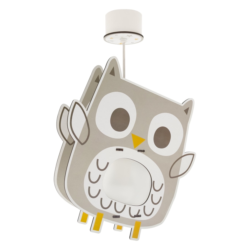 Dalber 63397 - Pendel til børn OWL 1xE27/15W/230V