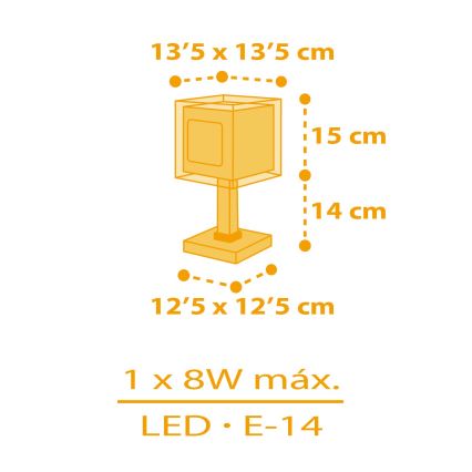 Dalber 63401 - Børnelampe MY FARM 1xE14/8W/230V