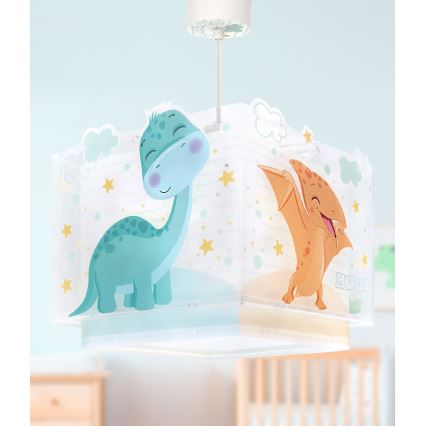 Dalber 63452 - Børnelampe BABY DINOS 1xE27/15W/230V multifarvet