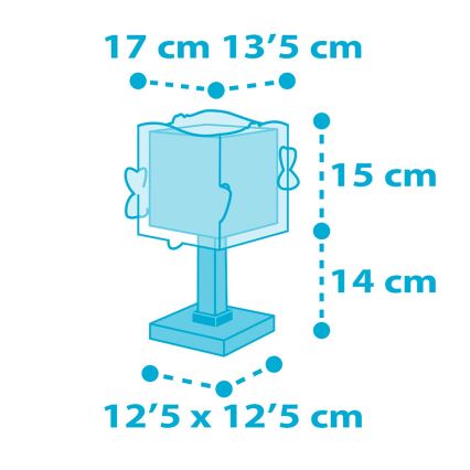 Dalber 63471 - Børnelampe BABY SHARK 1xE14/60W/230V