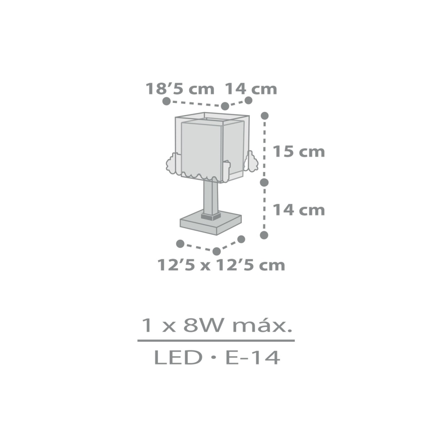 Dalber 63531N - LED-børnelampe TRAIN 1xG4/4W/230V multifarvet