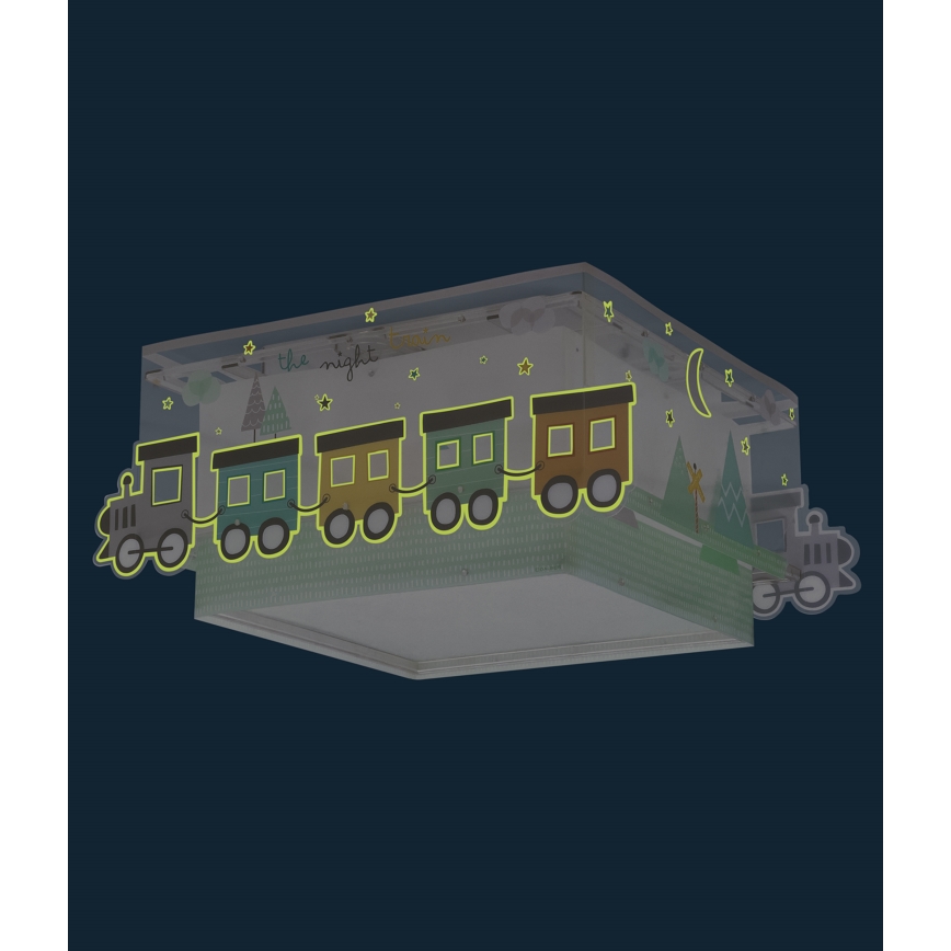 Dalber 63536 - Loftlampe til børn TRAIN 2xE27/60W/230V