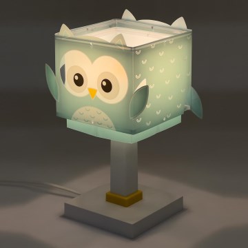 Dalber 64391 - Børnelampe LITTLE OWL 1xE14/8W/230V
