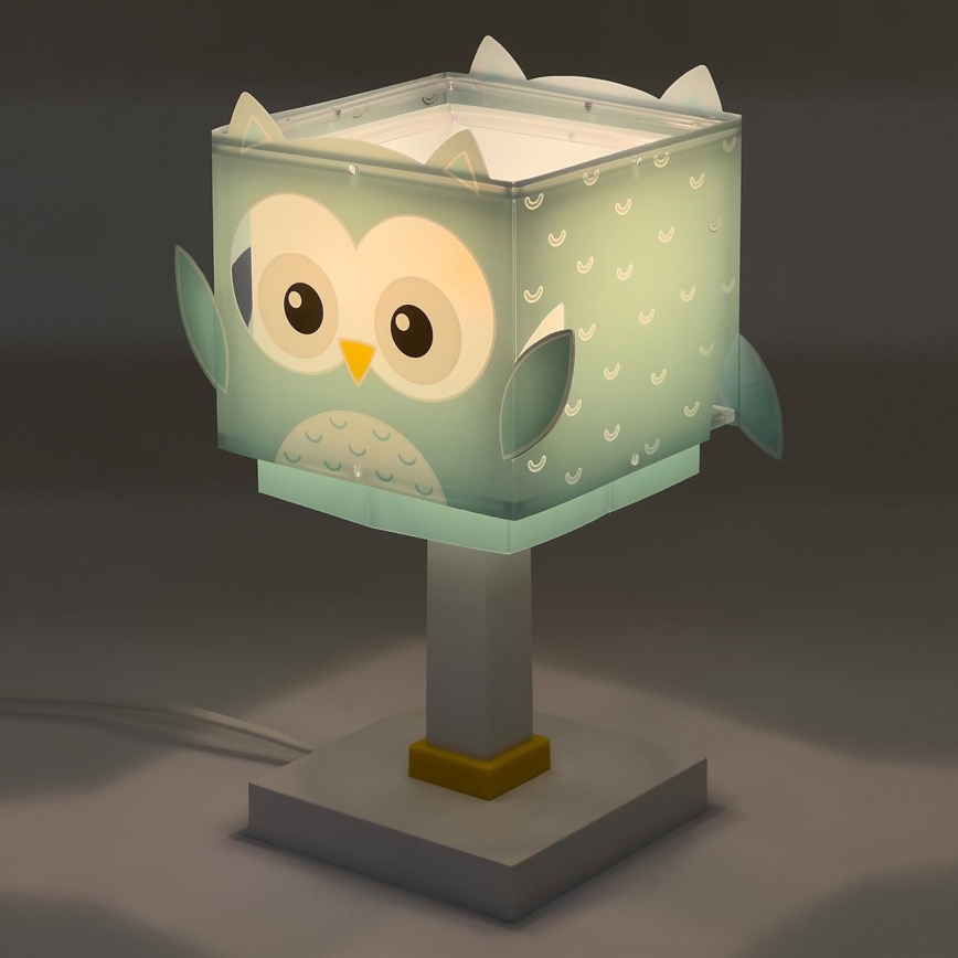 Dalber 64391 - Børnelampe LITTLE OWL 1xE14/8W/230V
