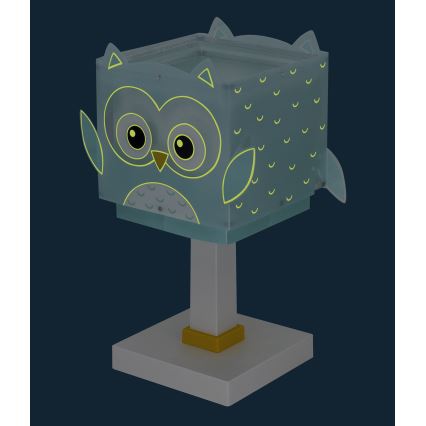 Dalber 64391 - Børnelampe LITTLE OWL 1xE14/8W/230V