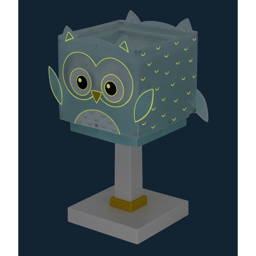 Dalber 64391 - Børnelampe LITTLE OWL 1xE14/8W/230V