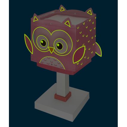 Dalber 64481N - LED børnelampe LITTLE OWL 1xG4/4W/230V lyserød
