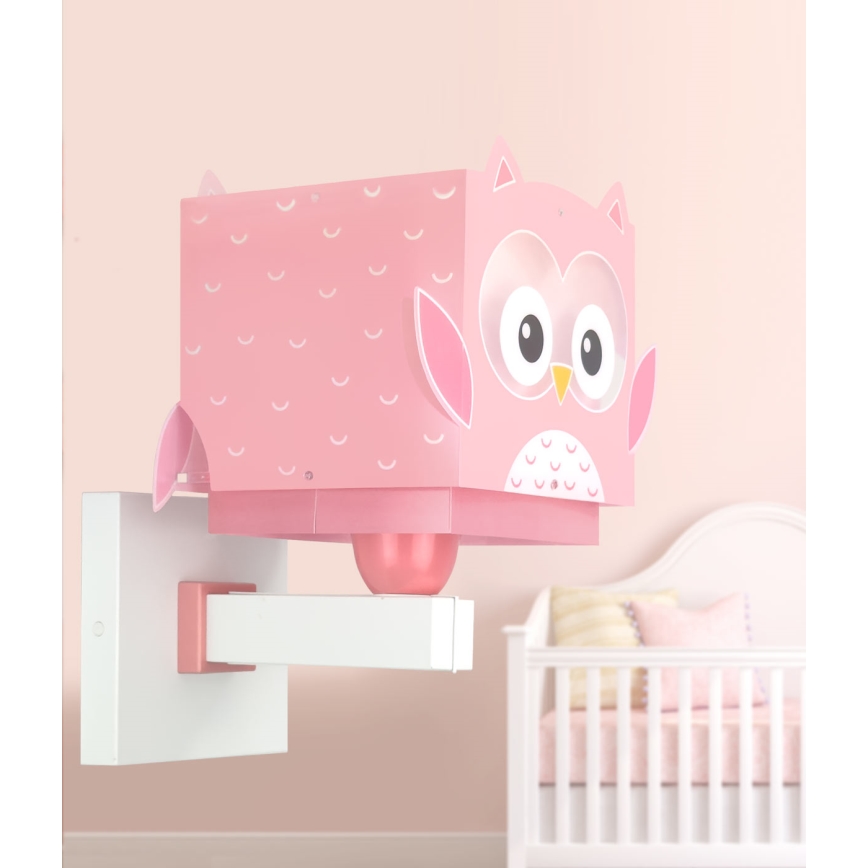 Dalber 64489 - Børnevæglampe LITTLE FRIENDS 1xE27/15W/230V