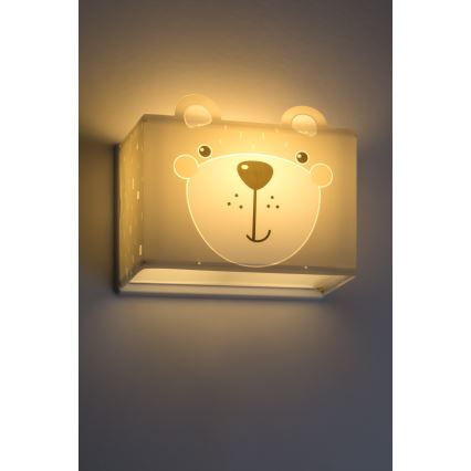 Dalber 64578 - Væglampe for børn LITTLE TEDDY 1xE27/60W/230V