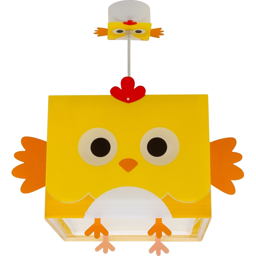Dalber 64642 - Pendel til børn LITTLE CHICKEN 1xE27/15W/230V
