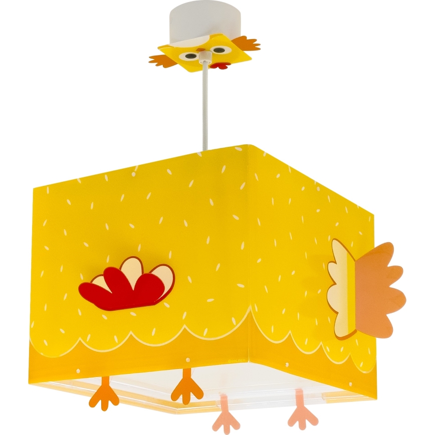 Dalber 64642 - Pendel til børn LITTLE CHICKEN 1xE27/15W/230V