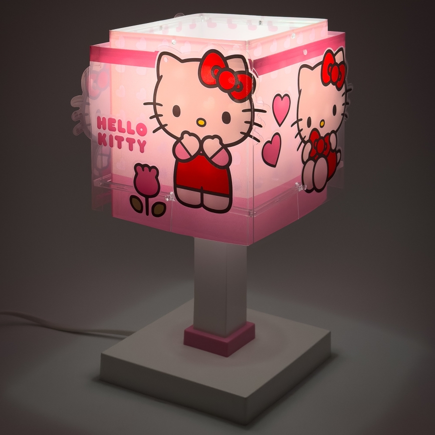 Dalber 73261 - LED børnelampe HELLO KITTY 1xG4/4W/230V lyserød