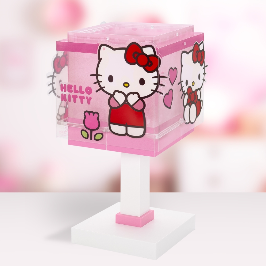 Dalber 73261 - LED børnelampe HELLO KITTY 1xG4/4W/230V lyserød