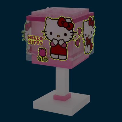 Dalber 73261 - LED børnelampe HELLO KITTY 1xG4/4W/230V lyserød