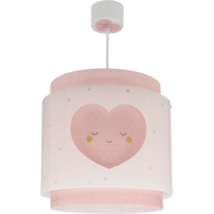 Dalber 76012S - Pendel til børn BABY DREAMS 1xE27/15W/230V lyserød