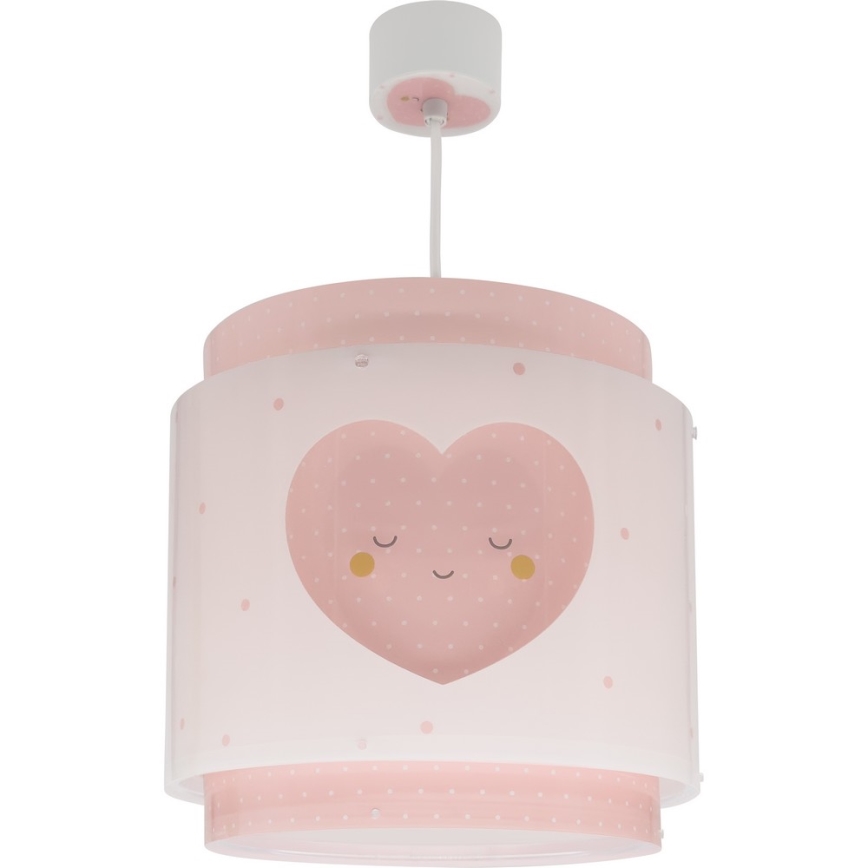 Dalber 76012S - Pendel til børn BABY DREAMS 1xE27/15W/230V lyserød