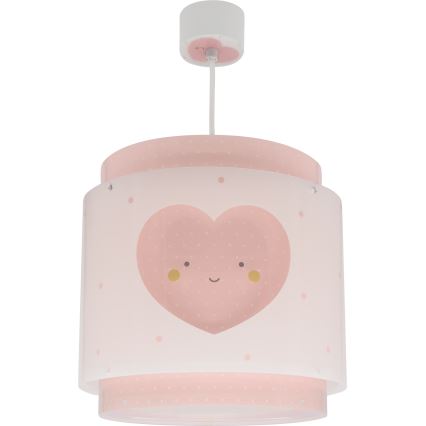 Dalber 76012S - Pendel til børn BABY DREAMS 1xE27/15W/230V lyserød