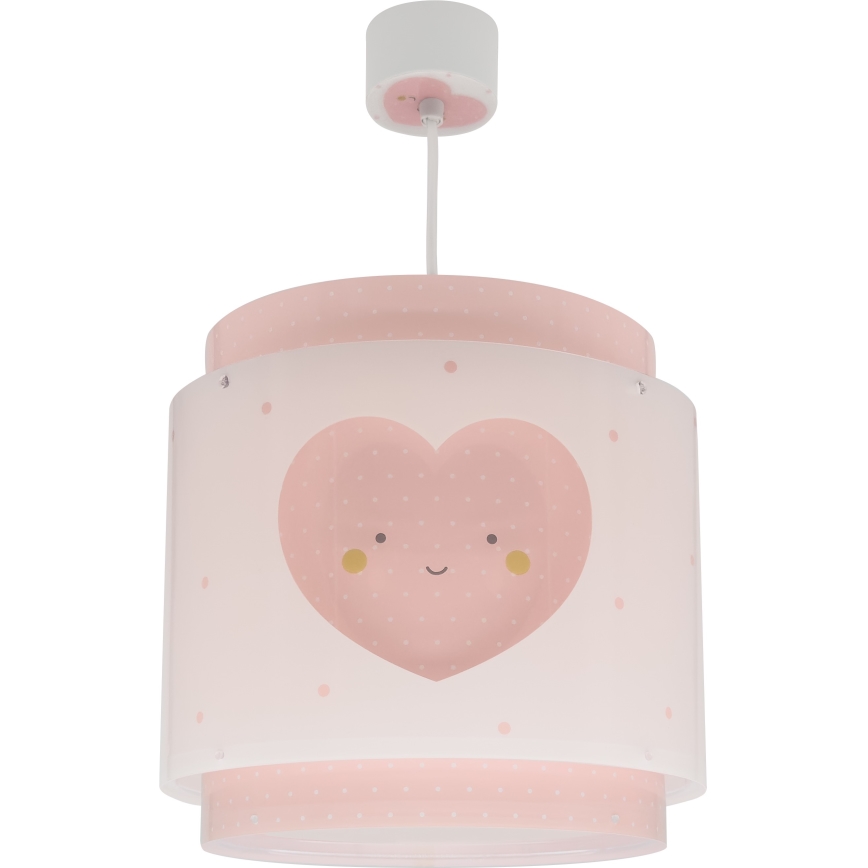 Dalber 76012S - Pendel til børn BABY DREAMS 1xE27/15W/230V lyserød