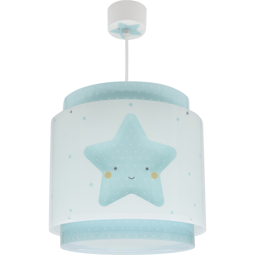 Dalber 76012T - Pendel til børn BABY DREAMS 1xE27/15W/230V blå