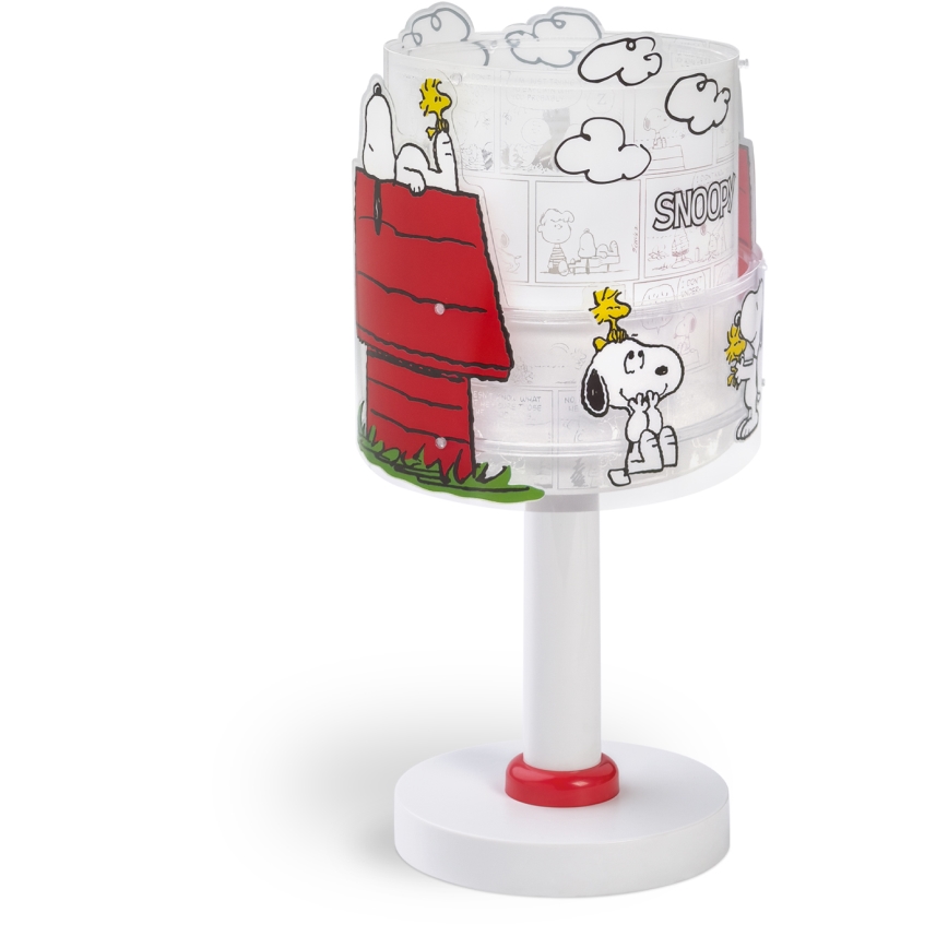 Dalber 76301 - LED børnelampe SNOOPY 1xG4/4W/230V hvid/rød
