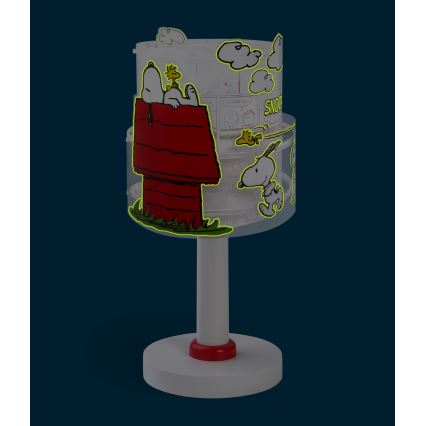 Dalber 76301 - LED børnelampe SNOOPY 1xG4/4W/230V hvid/rød
