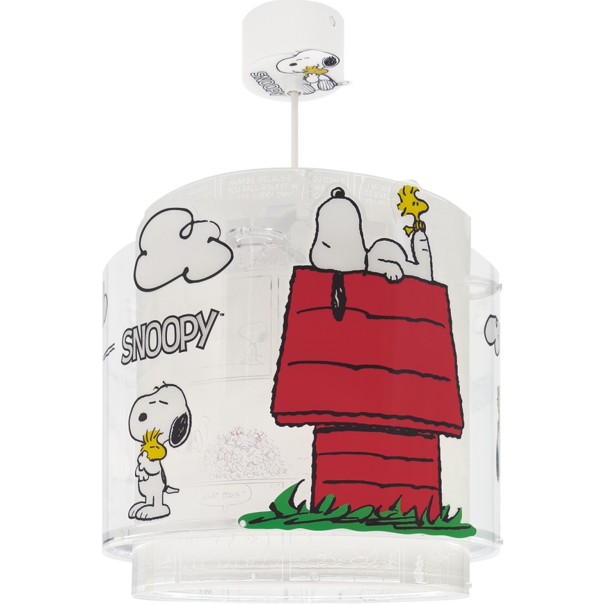 Dalber 76302 - Loftlampe til børneværelset SNOOPY 1xE27/15W/230V hvid/rød