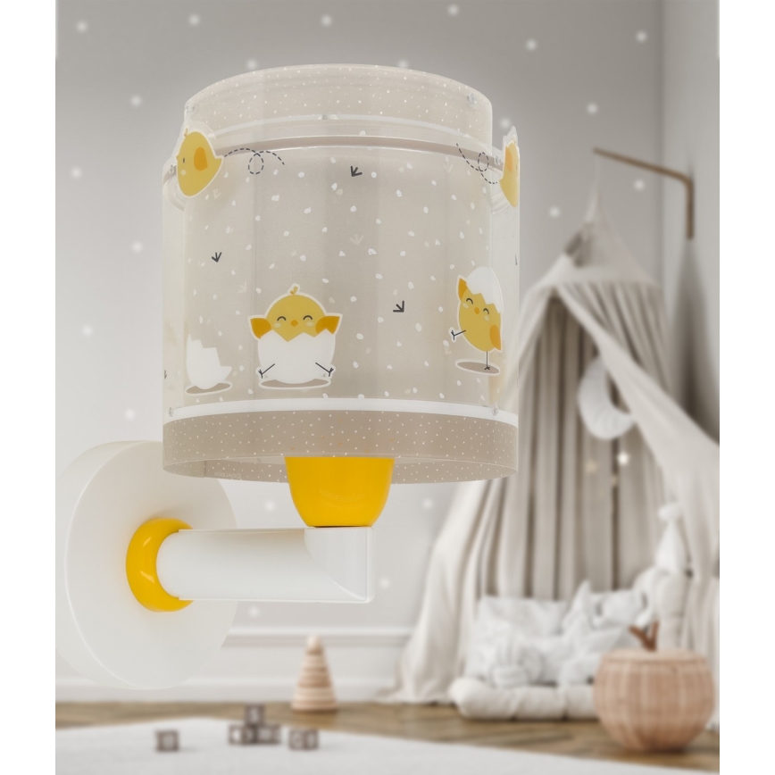 Dalber 76879 - Væglampe til børn BABY CHICK 1xE27/15W/230V