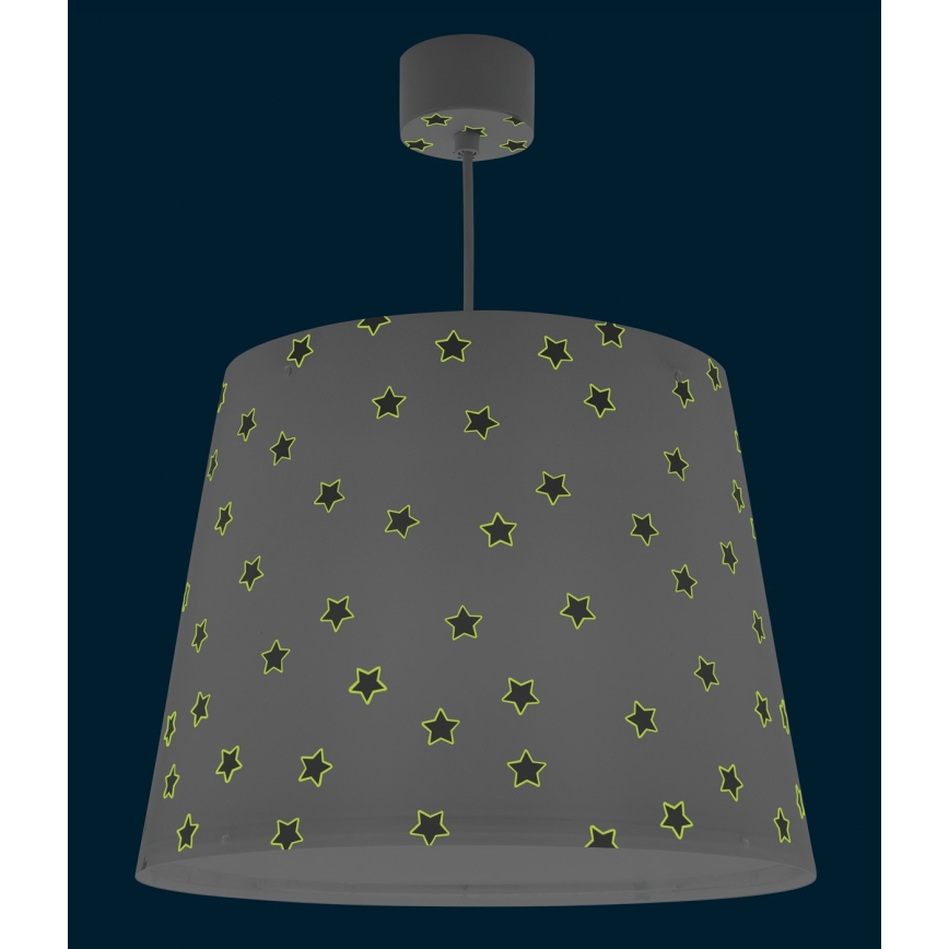 Dalber 82212B - Pendel til børn STAR LIGHT 1xE27/60W/230V hvid